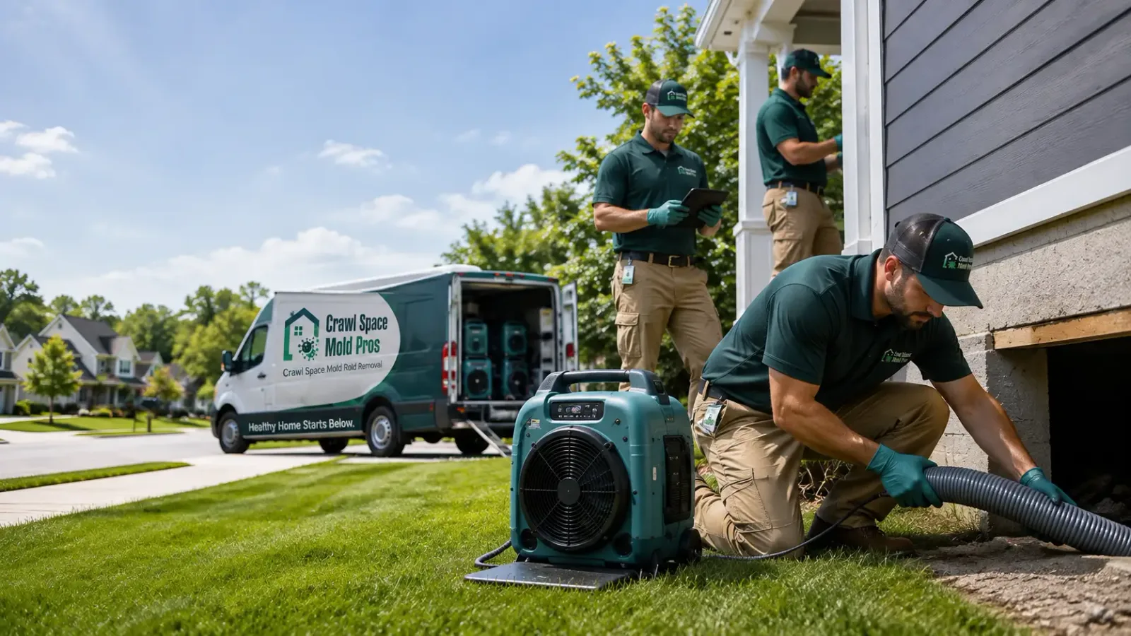 Crawl Space Mold Removal in Sharon, KS
